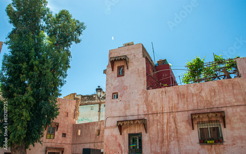 Houses and buildings in Sefrou in Morocco photo