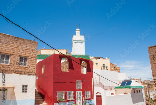 Buildings in Bhalil, a city in Morocco 