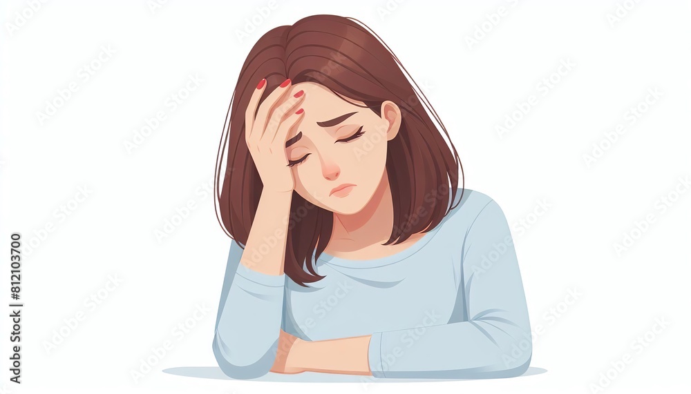Young Woman Resting with Face Hidden. Young woman sitting down, head on arms. Young Woman Resting with Face Hidden. Young woman sitting down, head on arms.