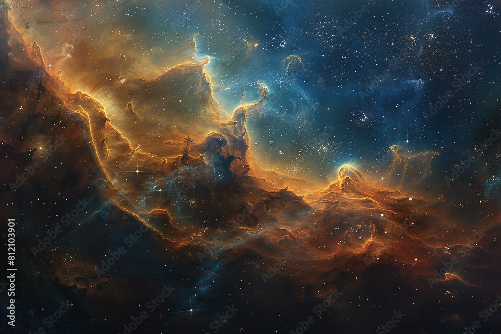 Wallpapers for nebula space background, high quality, high resolution