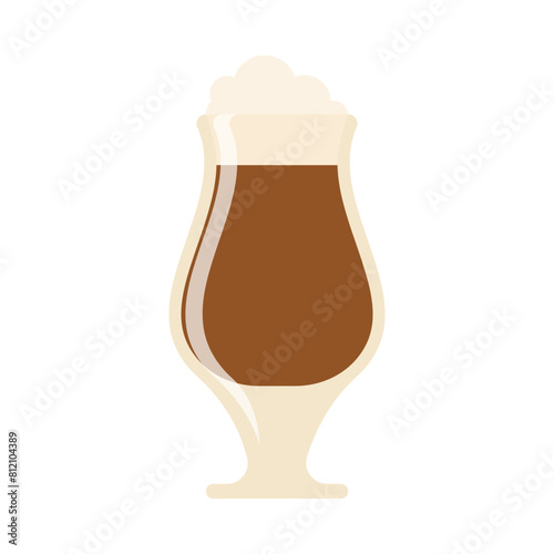 Hot and cold coffee beverage. Different types of drinks set. Espresso, americano cup, cappuccino and latte in paper mug, iced macchiato in glass. Flat vector illustrations isolated on white background