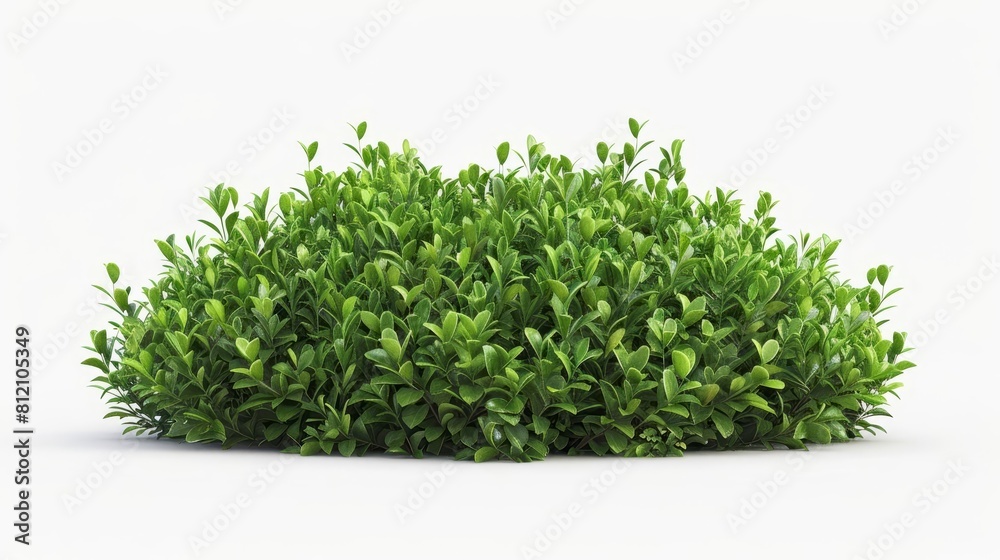 3d green bush plant isolated on white background realistic nature illustration digital render 3d green bush plant isolated on white background realistic nature illustration digital render