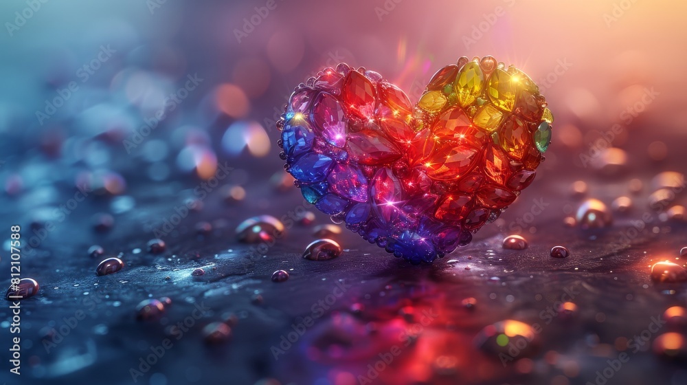 Sparkly Rights A rainbow, female, sparkle, star, and heart are part of the LGBTQ ...
