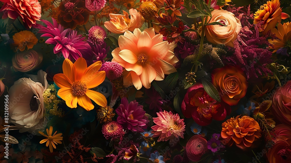 Bring to life a utopian oasis through intricate floral art Bring to life a utopian oasis through intricate floral art