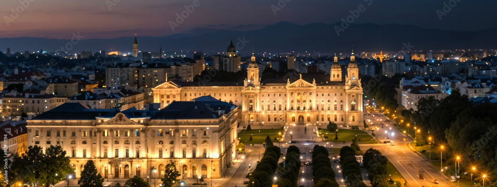 Obraz premium Bucuresti at night