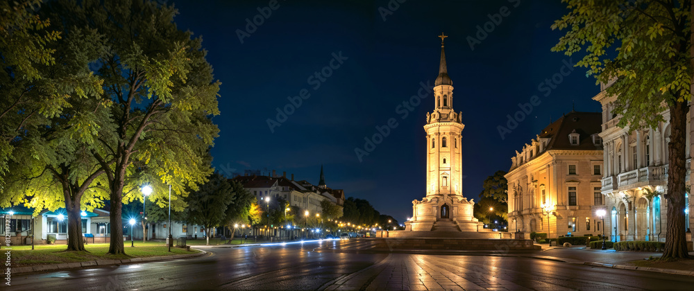 Fototapeta premium Bucuresti at night