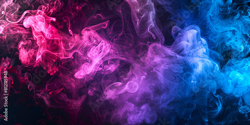 multicolored smoke  Neon Color Smoke Glowing Texture Colorful Abstract Background With Smoke Abstract neon fractal wallpaper 
