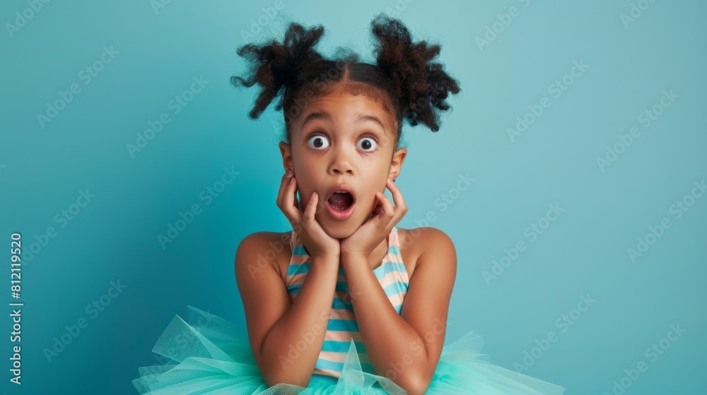 Surprised Little Girl in Tutu Surprised Little Girl in Tutu