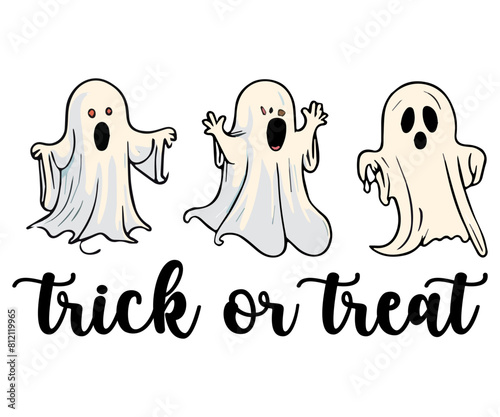 trick or treat Svg,Halloween,Ghost,Spooky Season,witch, Halloween Funny,Little Witch,t shirt  
