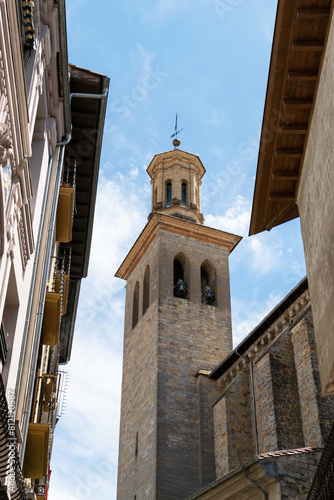 Main tower of the Church of San Saturnino. Patron of Pamplona, ​​Navarra photo