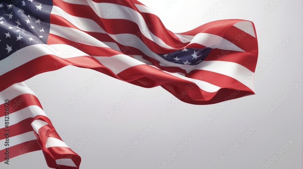 Striking USA Flag Memorial Art Suitable for Graphic Resources Banner and Greetings Card Template Copy Space Striking USA Flag Memorial Art Suitable for Graphic Resources Banner and Greetings Card Template Copy Space