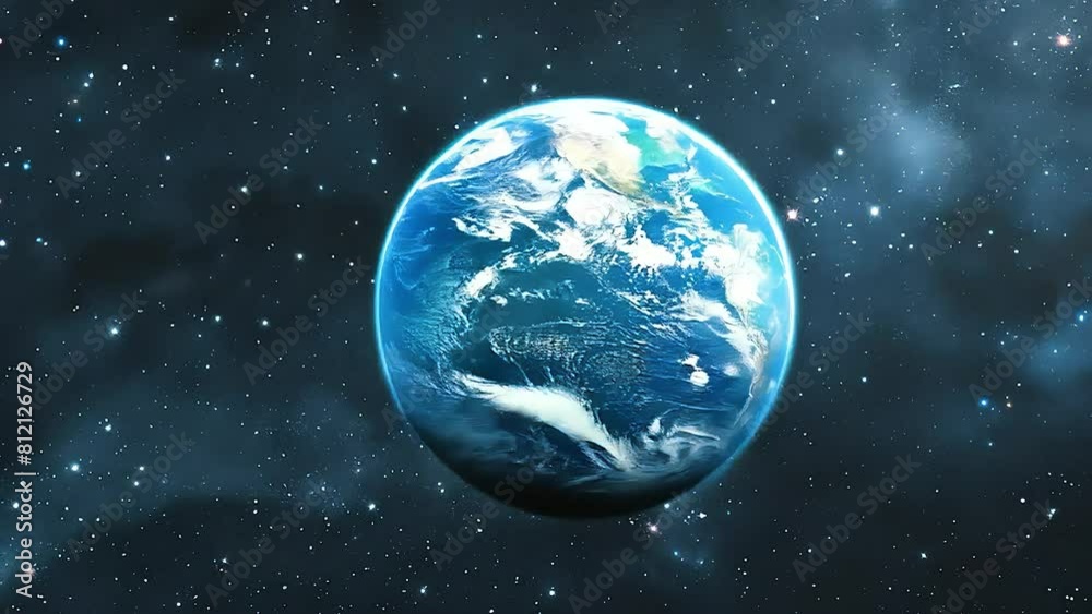 A beautiful earth is seen from space A beautiful earth is seen from space