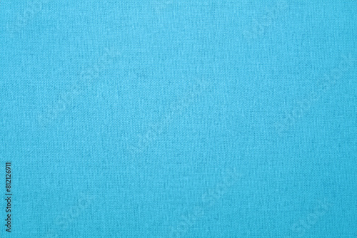 Light blue cotton fabric cloth texture background, seamless pattern of natural textile.