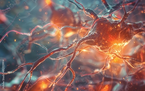 Neurons transmit information to each other via chemical processes.