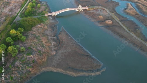 하늘에서 본 습지 풍경 photo