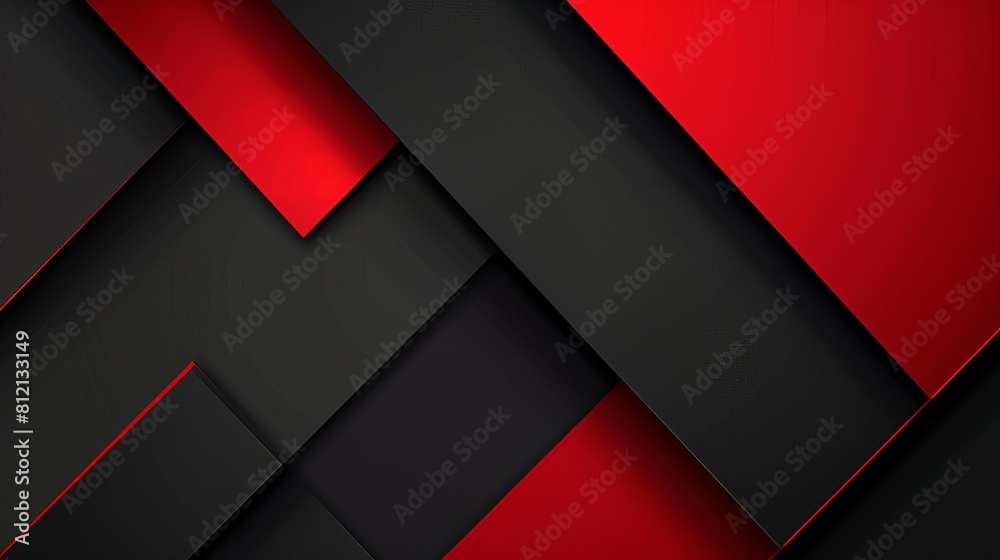 sleek geometric shapes in bold black and red modern abstract vector background with ample copy space sleek geometric shapes in bold black and red modern abstract vector background with ample copy space