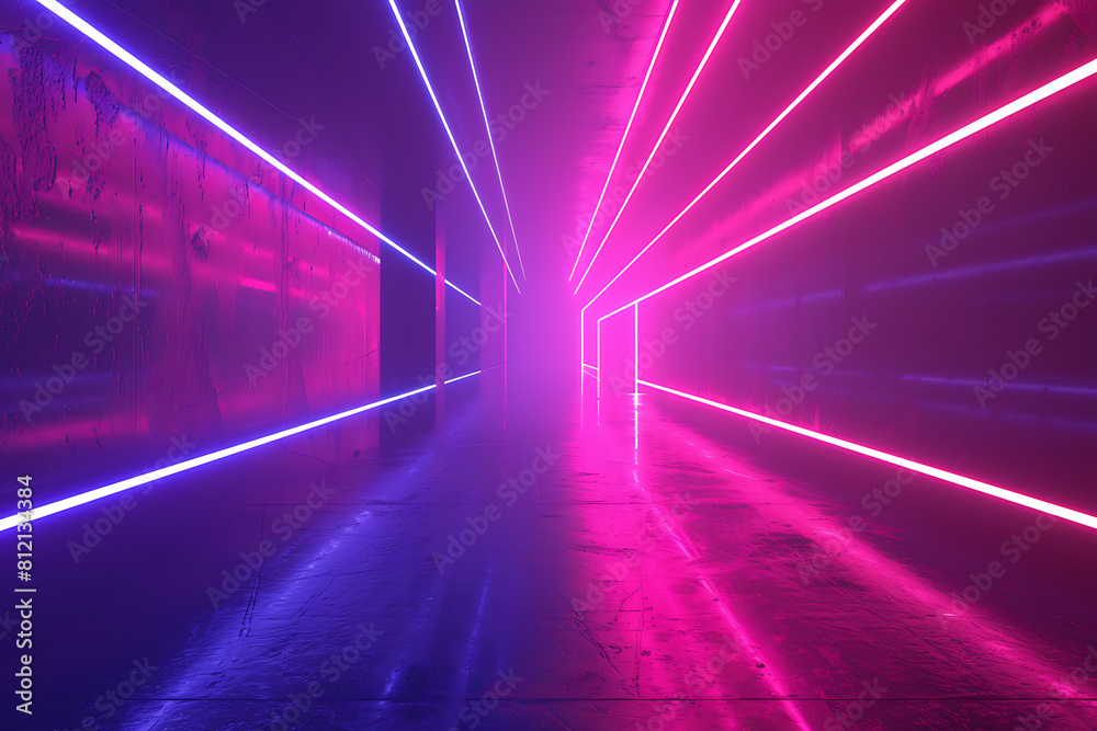 Immerse yourself in a vibrant background illuminated by neon light lines and dynamic laser beams Immerse yourself in a vibrant background illuminated by neon light lines and dynamic laser beams