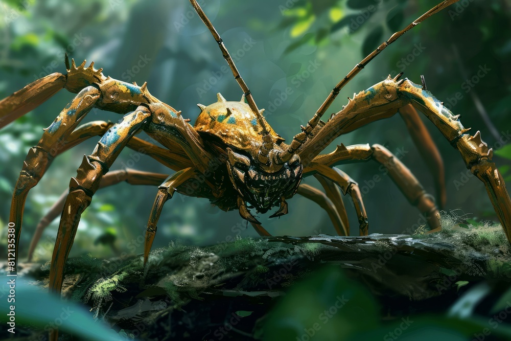 Enigmatic Arthropod antient fantasy image. Old sea ancient extinct. Generate Ai Enigmatic Arthropod antient fantasy image. Old sea ancient extinct. Generate Ai
