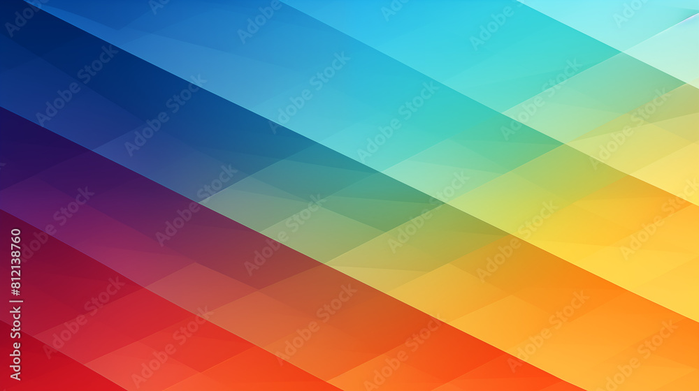 Abstract illustration of diagonally spreading multicolored waves and intersecting each other making an interesting colorful background Abstract illustration of diagonally spreading multicolored waves and intersecting each other making an interesting colorful background