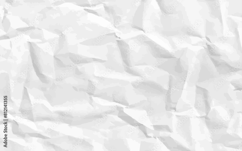 Obraz premium close up white crumpled paper background