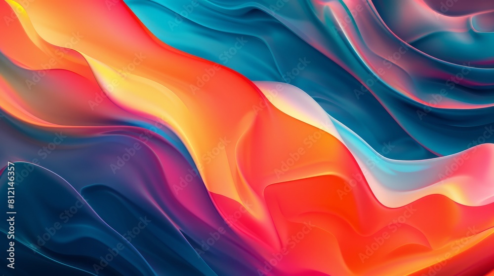 Abstract background design with multicolored shapes 