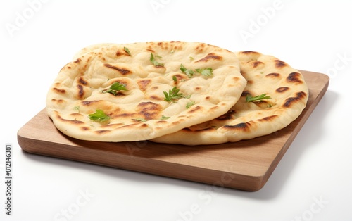 Roghani Naan on a White Canvas