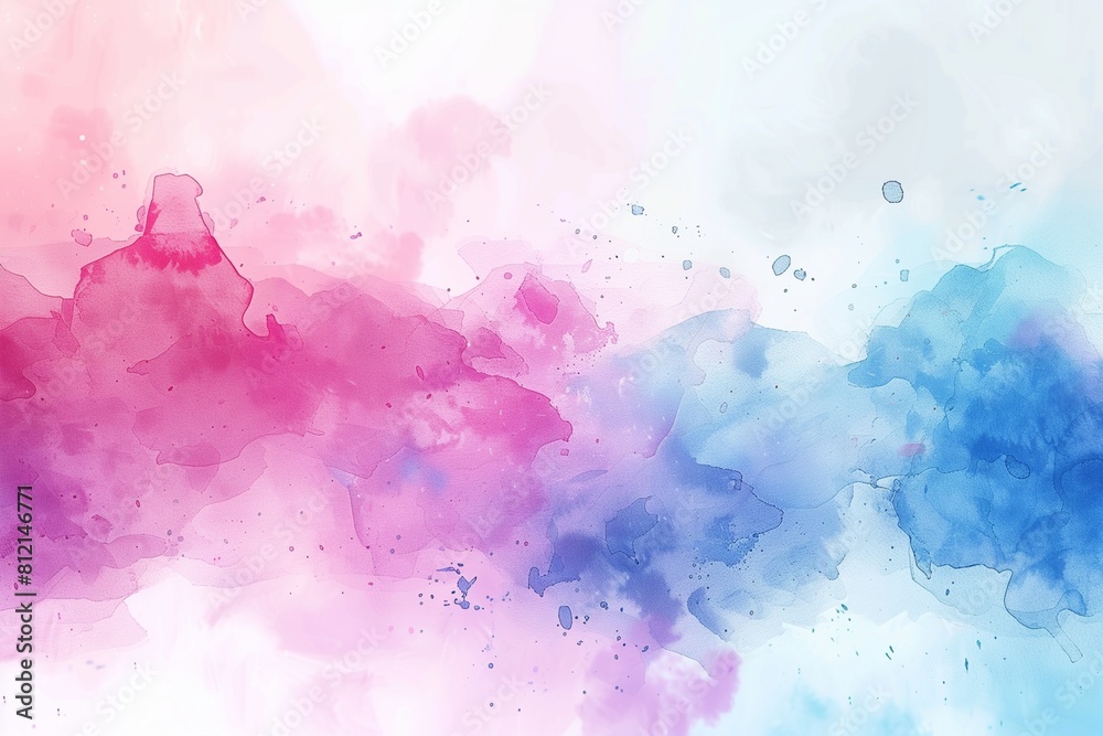 Animation of the appearance of watercolor paint Animation of the appearance of watercolor paint