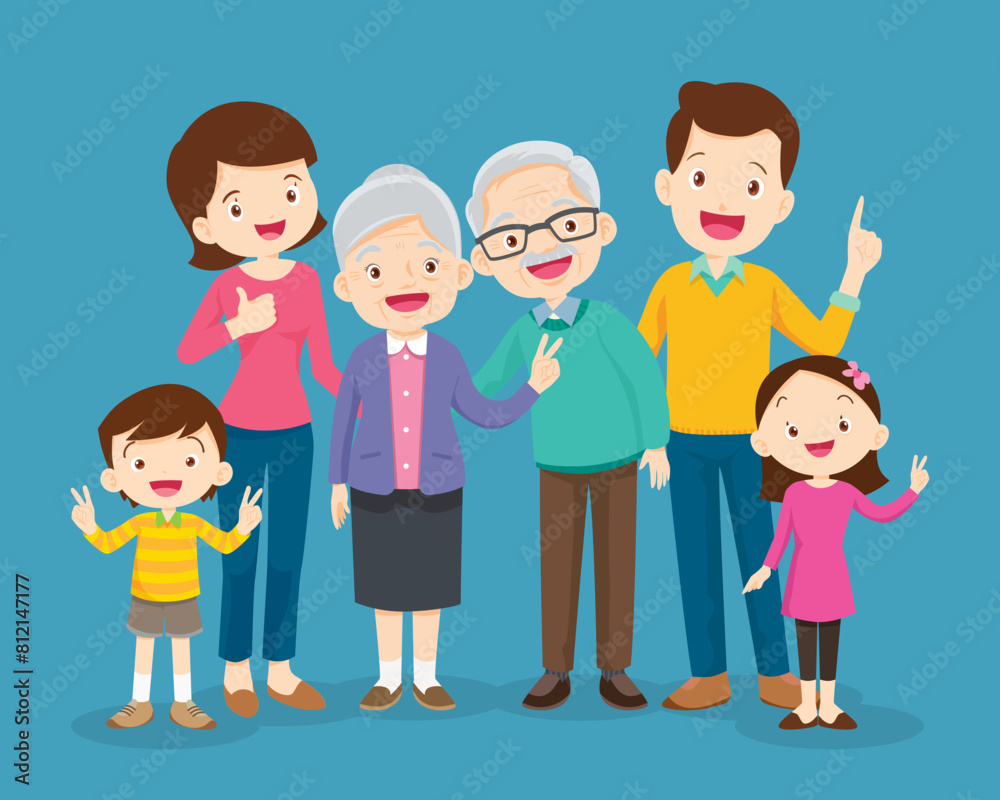 Big happy multi-generational family siblings relatives portrait Big happy multi-generational family siblings relatives portrait