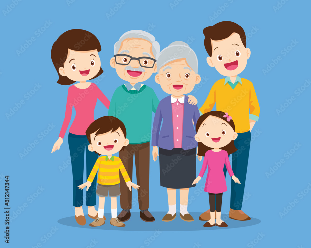 Big happy multi-generational family siblings relatives portrait Big happy multi-generational family siblings relatives portrait