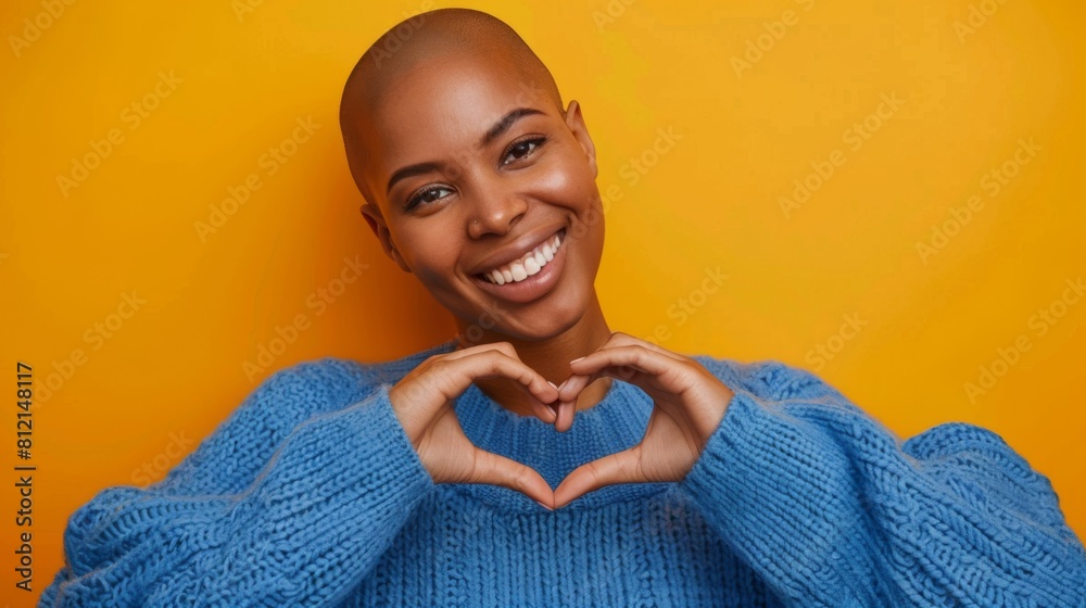 Woman Making Heart Gesture Woman Making Heart Gesture