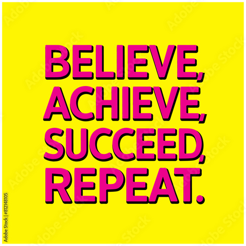gym motivational typography designs believe achieve succeed repeat 