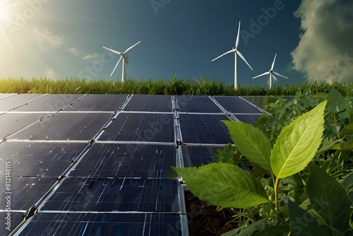 Harvesting Nature’s Power: Solar Panels and Wind Turbines