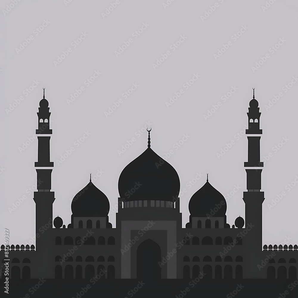Fototapeta premium Mosque at night.