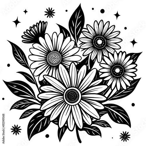 beautiful-daisy-doodles-flowers 