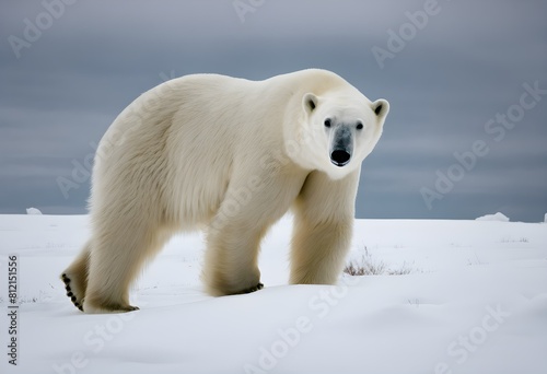 A view of a Polar Bear on the ice © Simon Edge