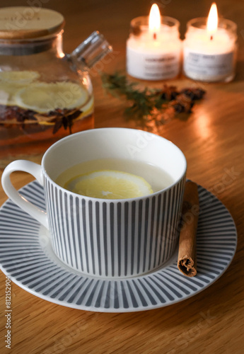 cup of tea and teapot