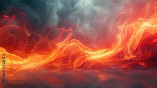 Abstract fire texture background Fantasy fractal