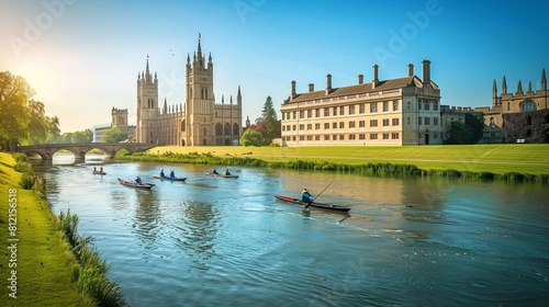 Visit the charming university city of Cambridge, England, famous for its historic colleges, punting on the River Cam, and its rich academic heritage.