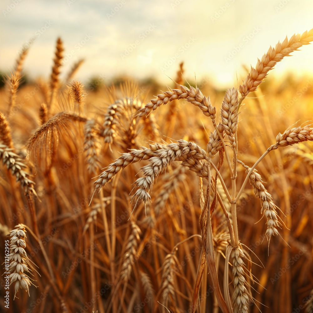 Obraz premium golden wheat field