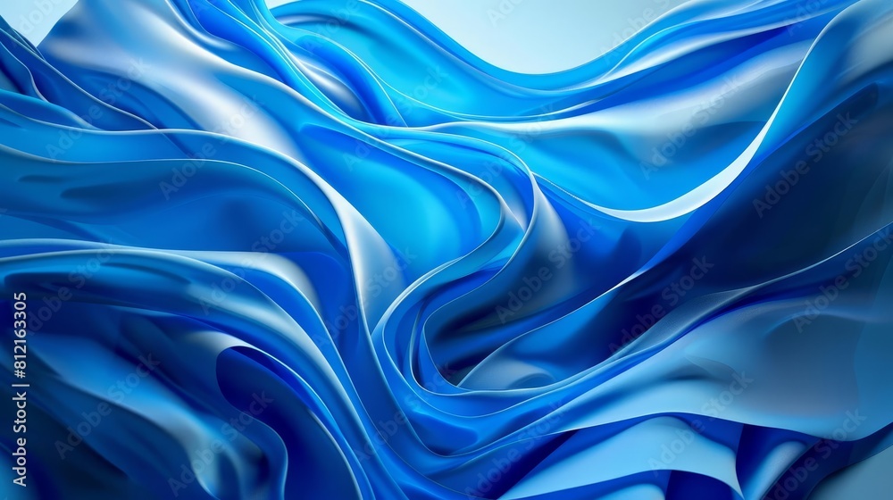 abstract composition with flowing blue wavy shapes dynamic fluid design digital art abstract composition with flowing blue wavy shapes dynamic fluid design digital art