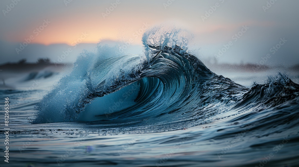 A photo of a large ocean wave A photo of a large ocean wave