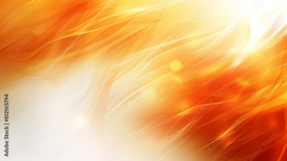 Obraz premium Abstract orange and white gradient background with blurred edges