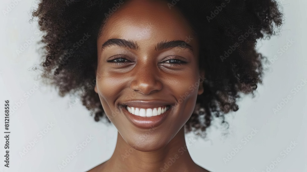 beautiful woman with glowing skin and radiant smile white background portrait photography beautiful woman with glowing skin and radiant smile white background portrait photography