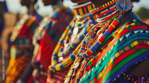The Samburu people are a Nilotic ethnic group inhabiting northern Kenya. photo