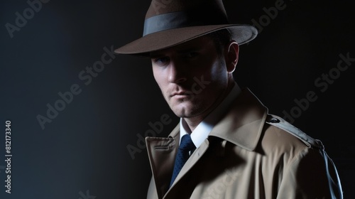 A Mysterious Detective in Shadows
