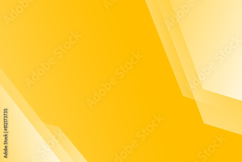 Yellow and white shape modern background for corporate concept, template, poster, brochure, website, flyer design. Vector illustration