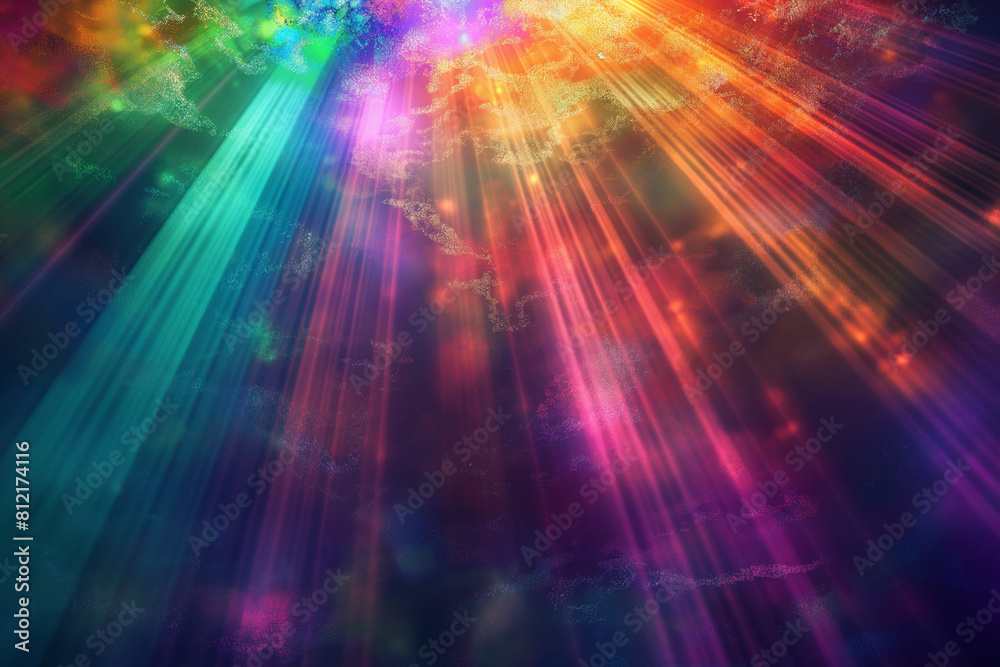 abstract colorful background with rays, Dive into the mesmerizing depths of an abstract, colorful summer background, illuminated by the warm glow of the sun and its radiant light rays, all brought to abstract colorful background with rays, Dive into the mesmerizing depths of an abstract, colorful summer background, illuminated by the warm glow of the sun and its radiant light rays, all brought to