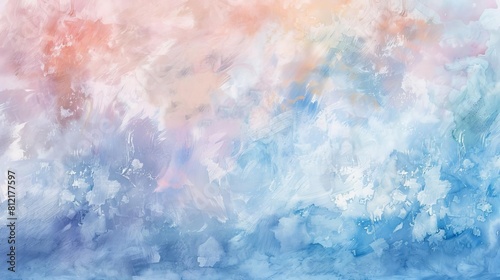 ethereal abstract watercolor background in soft pastel hues dreamy and expressive © Bijac