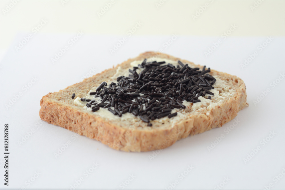 Toast with chocolat Toast with chocolat