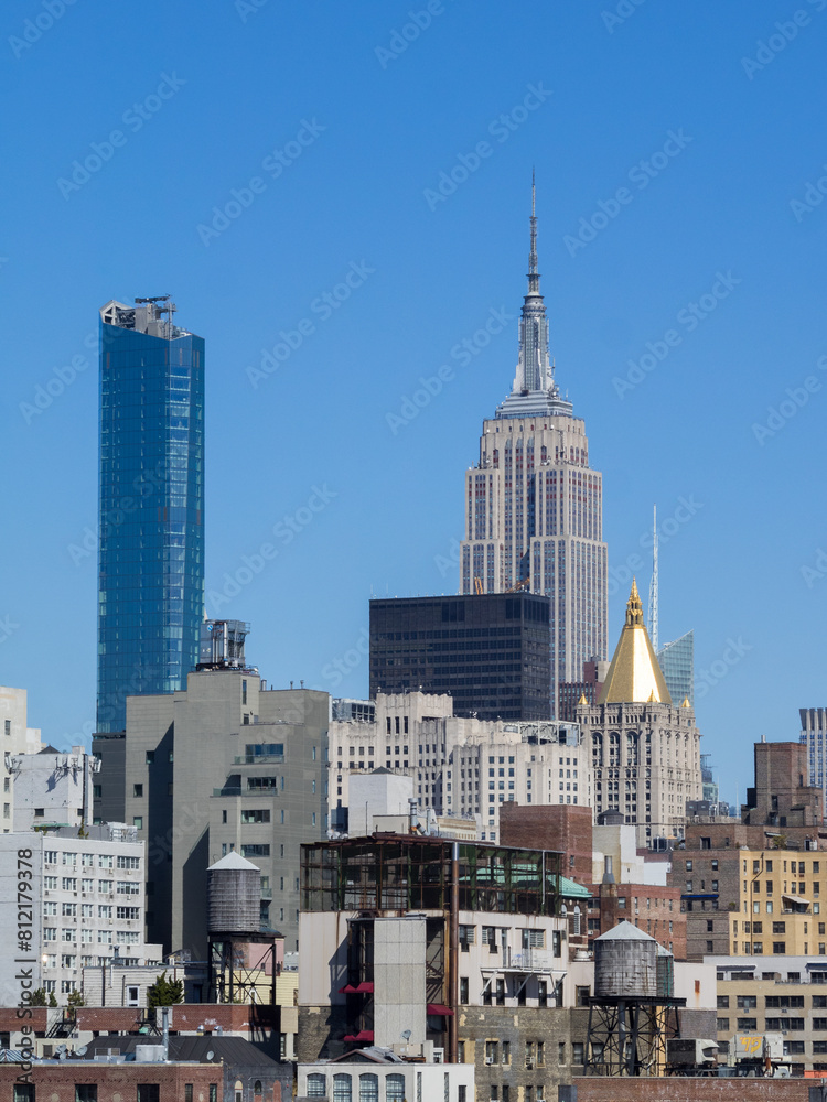 Obraz premium Manhattan skyline with the Empire State Building